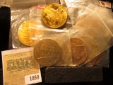 1850 _ (8) 1818-1968 Illinois Sesquicentennial Bronze Medals, 39mm, BU.