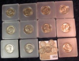 1859 _ (11) 1979 Susan B. Anthony Dollars in hard plastic cases, all BU; 1917, 19, 24, 41, & 43 Merc