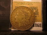 1868 _ 1921 S Silver Morgan Dollar.