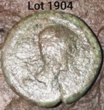 1904 _ Most likely a 1st Century B.C. Greek City State Coin with Portrait head.