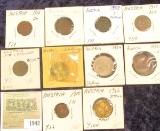 1942 _ (10) Austria Type Coins dating from 1800 to 1965 and inclkudes a Proof issue.