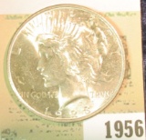 1956 _ 1923 P U.S. Peace Silver Dollar. Gem BU.