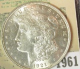 1961 _ 1921 P U.S. Morgan Silver Dollar, Gem BU.