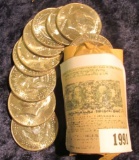 1991 _ 1968 D Original BU Roll of 20 forty percent Silver Kennedy Half Dollars.