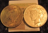 1999 _ 1925 P & 35 P U.S. Silver Peace Dollars.