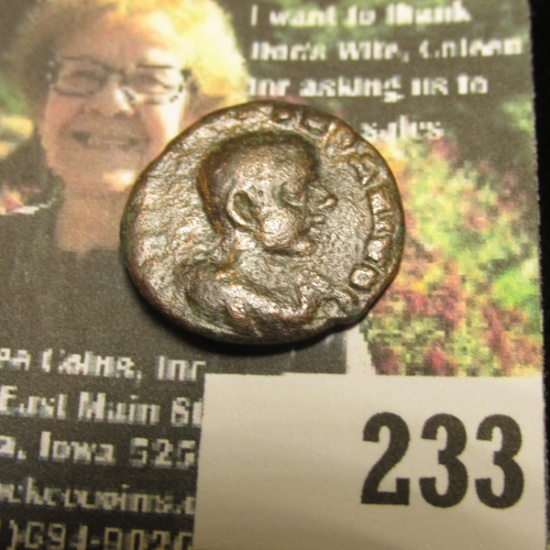 Provencial Greek Coin. Appears to depict Geta (203 A.D.), which doesn't seem possible.