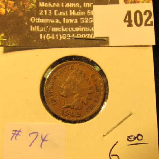 1902 Indian Cent XF