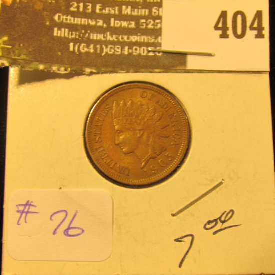 1905 Indian Cent XF