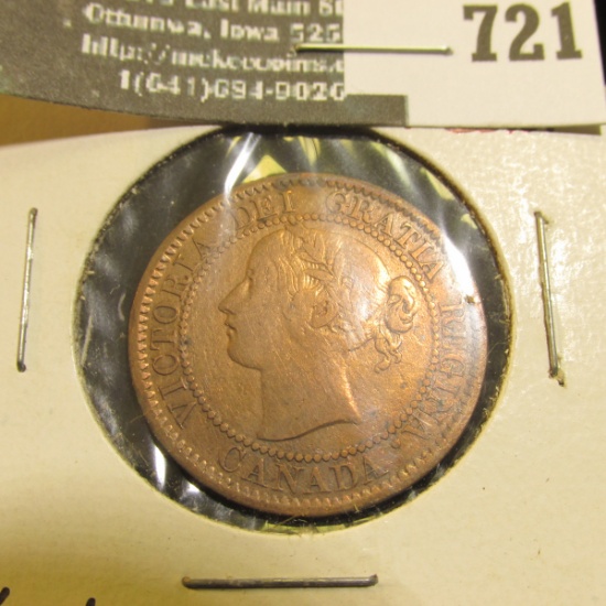 1859 Canada Large Cent. Y-1.