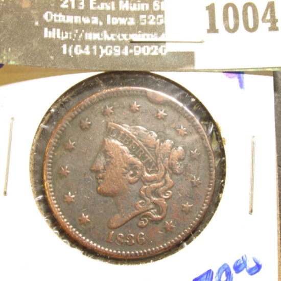 1004 . 1836 Large Cent