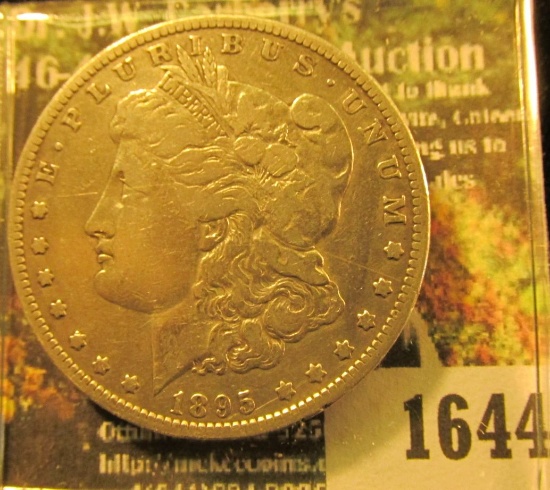1644 . 1895 O U.S. Silver Morgan Dollar. Key date.