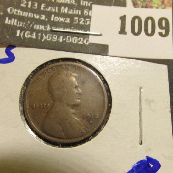 1009 . 1912-S Wheat Cent