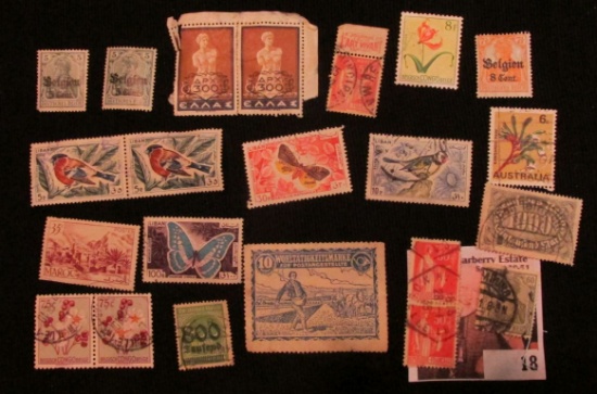 18 _ Packet of 12 Foreign Stamps.