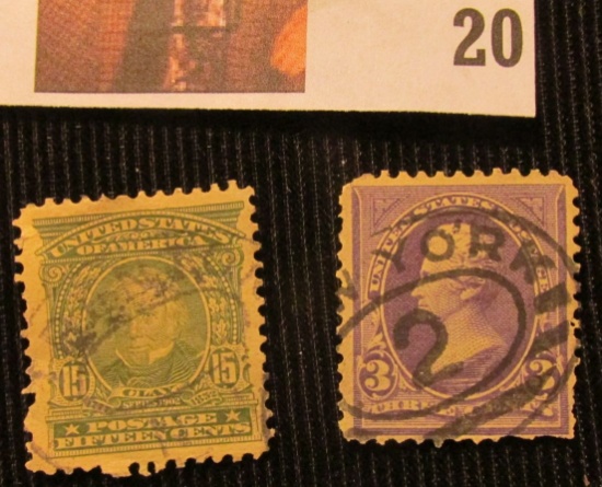 20 _ Pair of Scott # 253 & #309 U.S. Stamps.