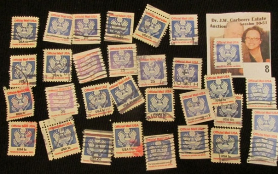 8 _ Packet of 31 Agricultural Department Official Stamps.
