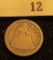 1854 P Liberty Seated Dime.