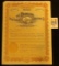 1908 dated Stock Certificate for 400 Shares of Arizona Territorial Stock in 