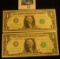 Pair of Series 1963 B-B One Dollar Federal Reserve Notes, plate number combos are