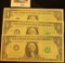 (3) Series 1963B L-F One Dollar Federal Reserve Scarce 