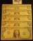 (5) Series 1963B J-C One Dollar Federal Reserve Scarce 