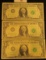 Series 1963B E-F, G-H, & B-G One Dollar Federal Reserve Scarce 