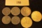 (7 late Date Nazi Germany zinc coins.