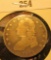 1835 Capped Bust Half Dollar, Good.