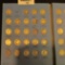 Set of Mercury Dimes in old Whitman folder with no overdates or 1916 D, 1920 D, or 24 D grading good