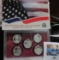 2010 S United States Mint America the Beautiful Quarters Silver Proof Set, original as issued.