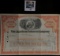 1962 Stock Certificate for 100 Shares 