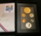 1990 United States Mint Silver Prestige Proof Set in original box of issue.