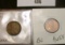 1911 P & 19 P Lincoln Cents, both grade Almost Uncirculated.