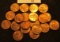 (6) 1944P, (4) 44D, (8) 45P, & (2) 45D Lincoln Cents, all Uncirculated.