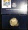 1987 S U.S. Constitution Proof Silver Dollar in original box of issue with C.O.A.