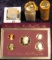 1991 S U.S.Proof Set Half Dollar; 2001 P & D Original BU Rolls of Rhode Island Statehood Quarters, (