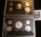 1996 S & 97 S United States Mint Silver Proof Sets in original boxes of issue. Original cost $42.00.