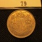 1943 Canada Silver Half Dollar, lightly toned EF