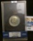 1974 S Silver Eisenhower Proof Dollar in original plastic case as issued by the U.S. Mint with slabb