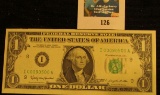 Series 1963 One Dollar Federal Reserve Note serial No. I00090500A, 