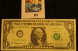 Series 1963 C-B One Dollar Federal Reserve Note, Superb Crisp Uncirculated.