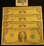 (4) Series 1963B E-G One Dollar Federal Reserve Scarce 