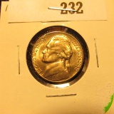 1950 D Jefferson Nickel, Gem BU.