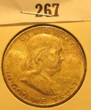 1949 P Franklin Half Dollar, Uncirculated.