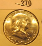 1955 P Franklin Half Dollar, BU.