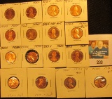 Lincoln Cent Proof Lot: 1970 S thru 1985 S, no small date.