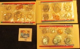 1979, 80 & 81 U.S. Mint Sets in original packaging as issued. ($13.46 face value, issue price $28.00