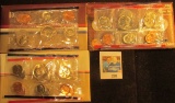 1984, 85 & 86 U.S. Mint Sets in original packaging as issued. ($5.46 face value, issue price $21.00)