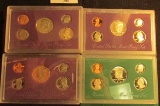 1991 S, 92 S, 93 S, & 94 S U.S. Proof Sets, all original as issued. (issue price $47.00).