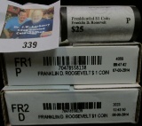 2014 Philadelphia & Denver Original Mint-wrapped rolls in original mint boxes of Franklin D. Rooseve