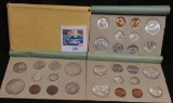 1951 U.S. Mint Set in original boards as issued, nice toning. (30-coins, Double set)